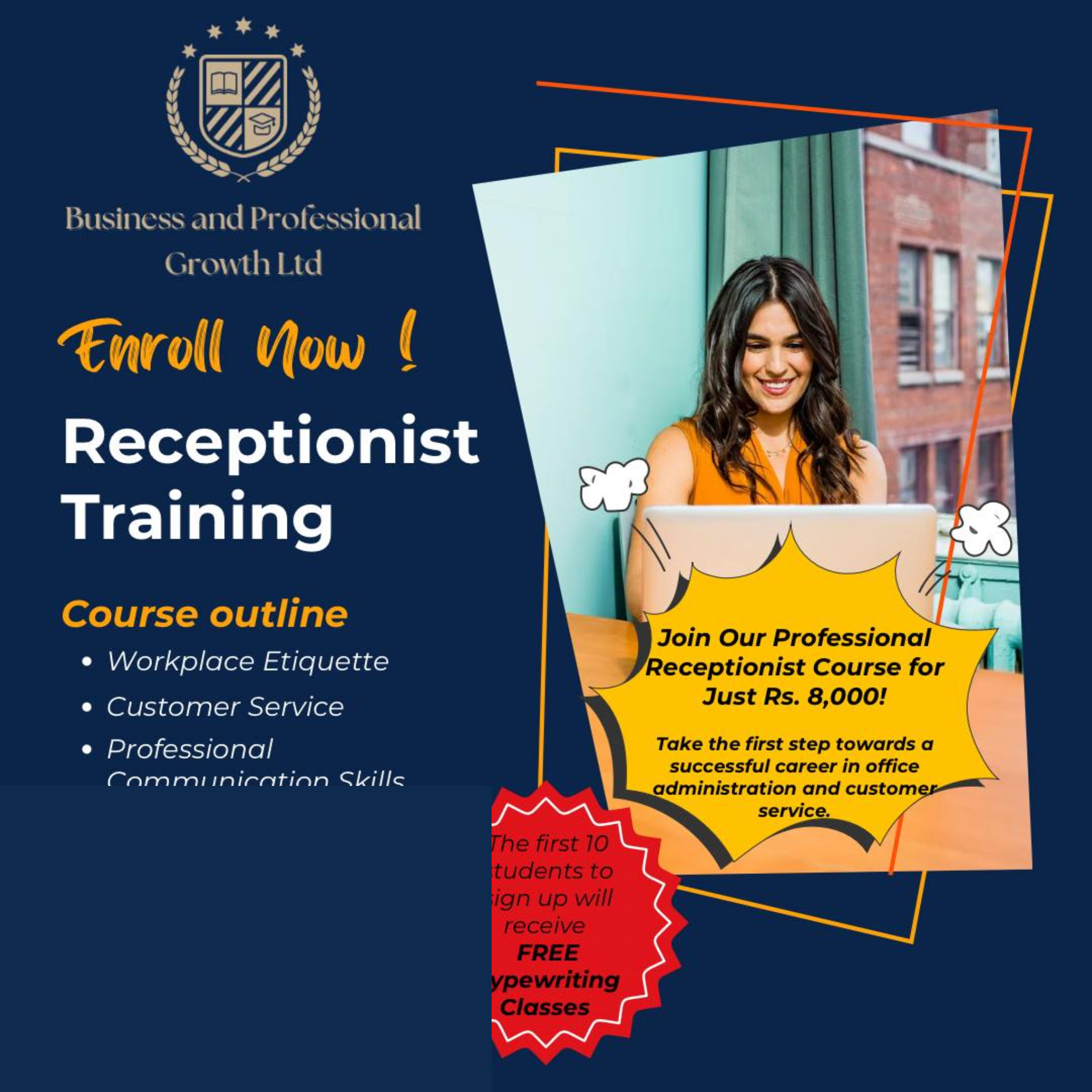 receptionist clean full